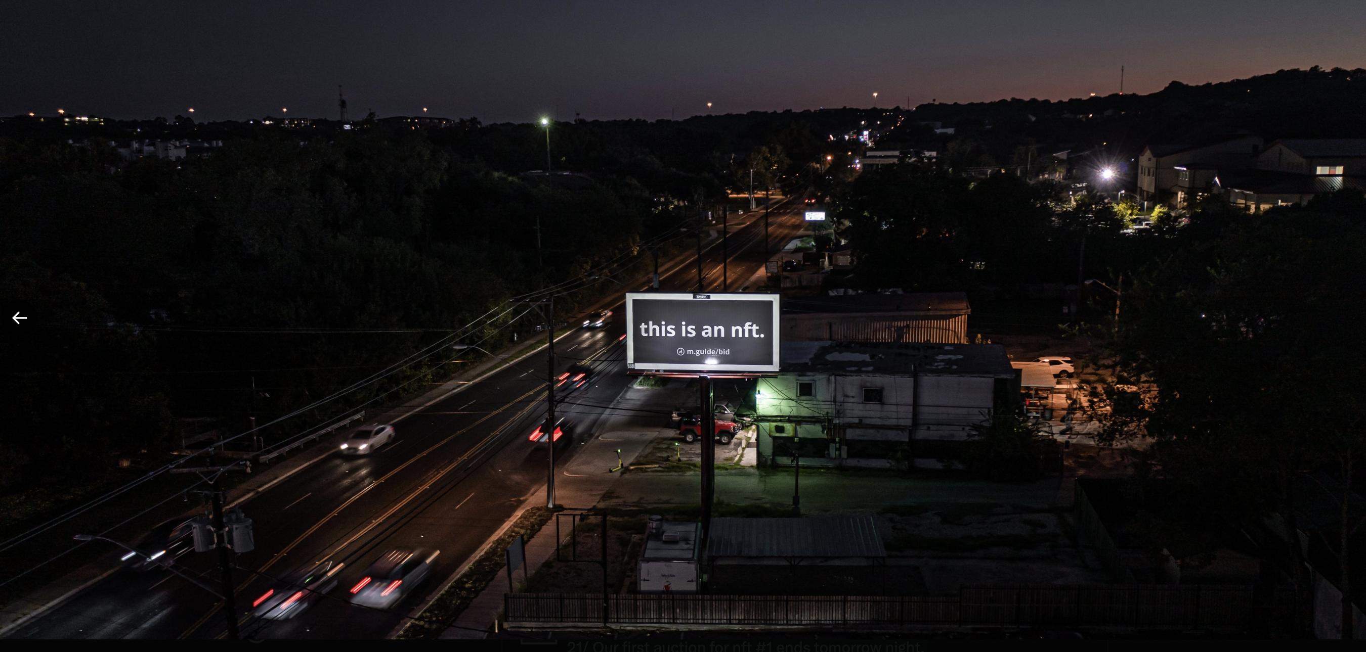 cryptoisreal billboard campaign